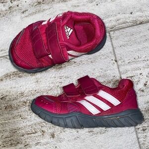 ADIDAS Ortholite pink baby shoes. Size 7